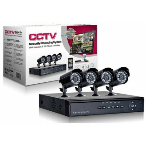 Sistem  de supraveghere DVR cu 4 camere